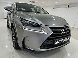 Lexus NX200T Luxury Sunroof 2015 Silver Revcam LED